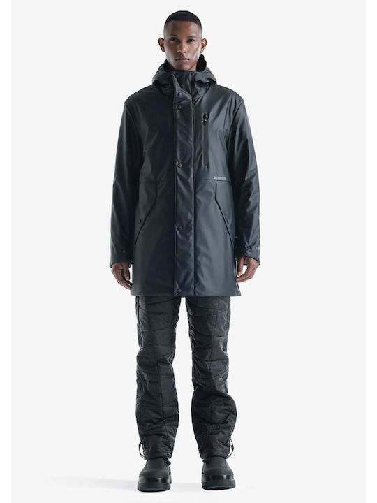 Jacke Puffer Wasserdicht und Winddicht Schwarz