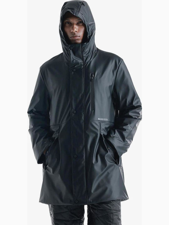 Jacke Puffer Wasserdicht und Winddicht Schwarz