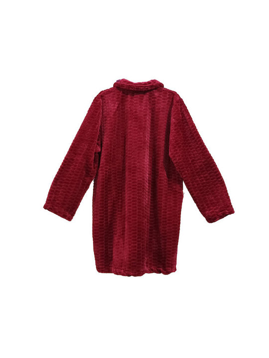 Mardim Winter Women's Robe Burgundy