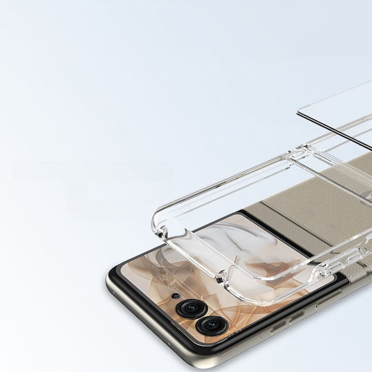 Umschlag Rückseite Silikon Transparent (Razr 50)