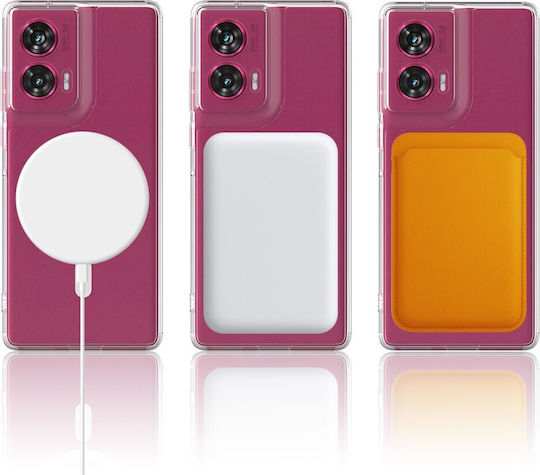 Wallet Silicon Transparent (Motorola Edge 50 Fusion)
