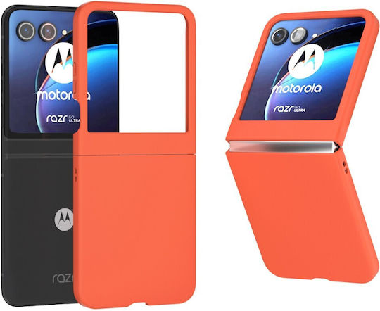 Umschlag Rückseite Kunststoff Orange (Razr 50)
