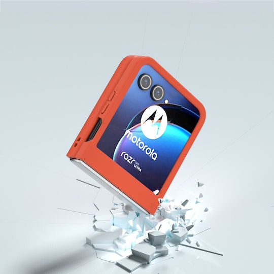 Umschlag Rückseite Kunststoff Orange (Razr 50)