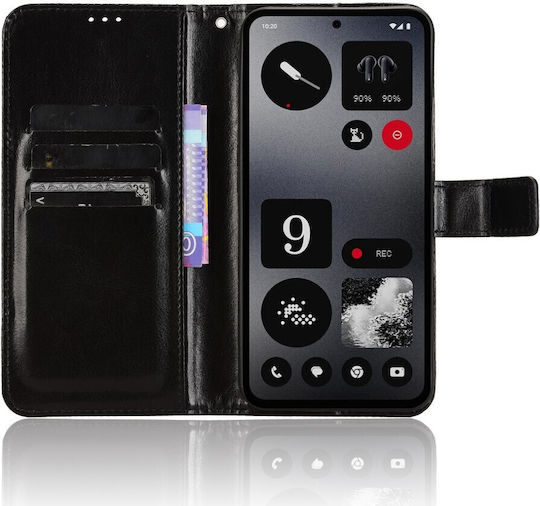 Wallet Δερματίνης / Πλαστικό / Σιλικόνης Μαύρο (Nothing CMF Phone 1)