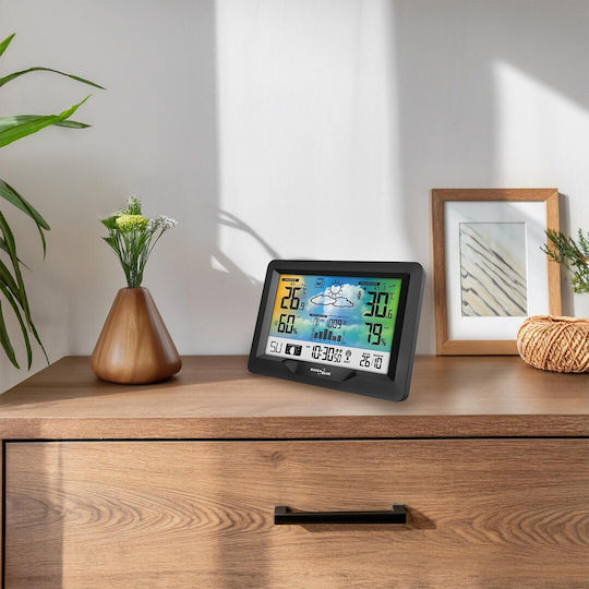 Green Blue GB540N Wireless Digital Weather Station Tabletop Black