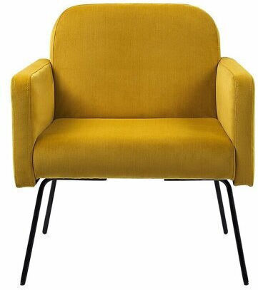 Armchair Berwyn 1234 77x72x76cm Yellow Armchair Berwyn 1234 77x72x76cm Yellow