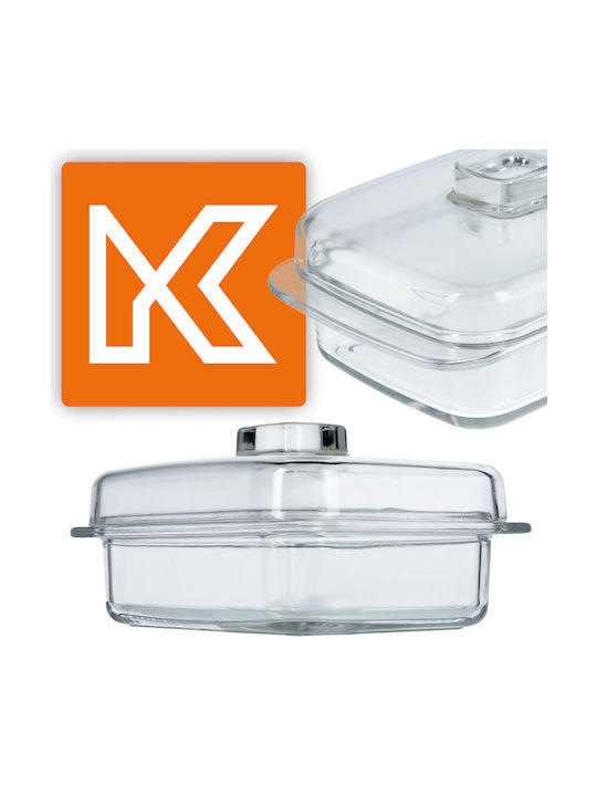 Kadax Glass Butter Dish Lid Butter Dish Container