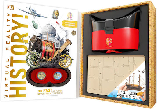 Abacus Brands VR Giftbox History! STEM Joc Educațional de Cunoștințe pentru 8+ ani Ani