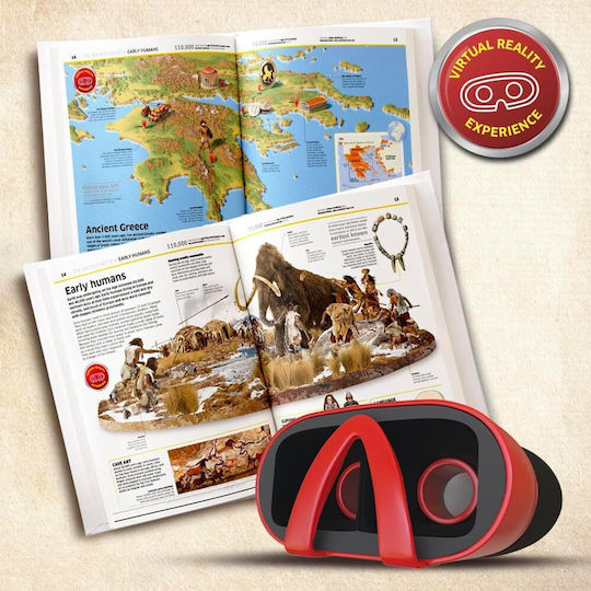 Abacus Brands VR Giftbox History! STEM Joc Educațional de Cunoștințe pentru 8+ ani Ani