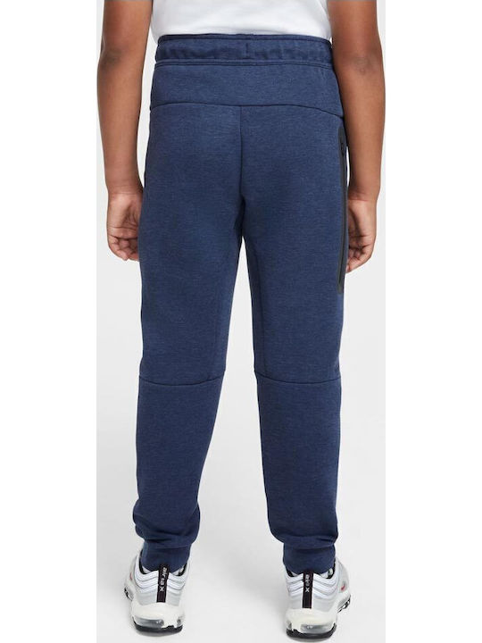 Kids Sweatpants Blue Sportswear Tech