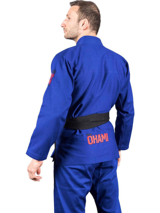 Okami Competition Men's Brazilian Jiu Jitsu Uniform Blue