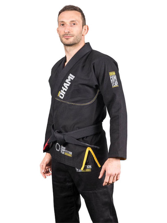 Okami Competition Uniform Brasilianisches Jiu Jitsu Schwarz