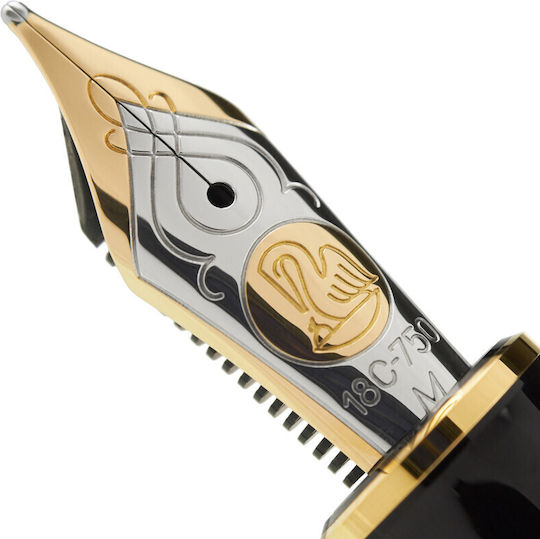Pelikan Souveran M800 Stilou Fine Verde Cu Cerneală Roșie