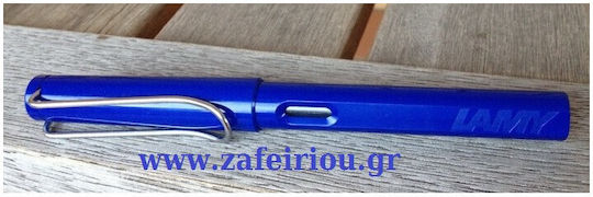 Lamy Safari Writing Pen Extra Fine Blue made of Plastic with Blue Ink