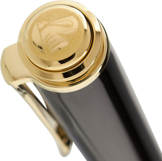 Pelikan Souveran M800 Stilou Fine Verde Cu Cerneală Roșie