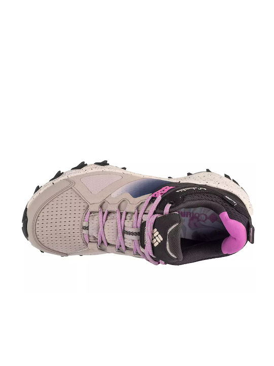 Columbia Peakfreak Γυναικεία Ορειβατικά Παπούτσια Αδιάβροχα Ροζ