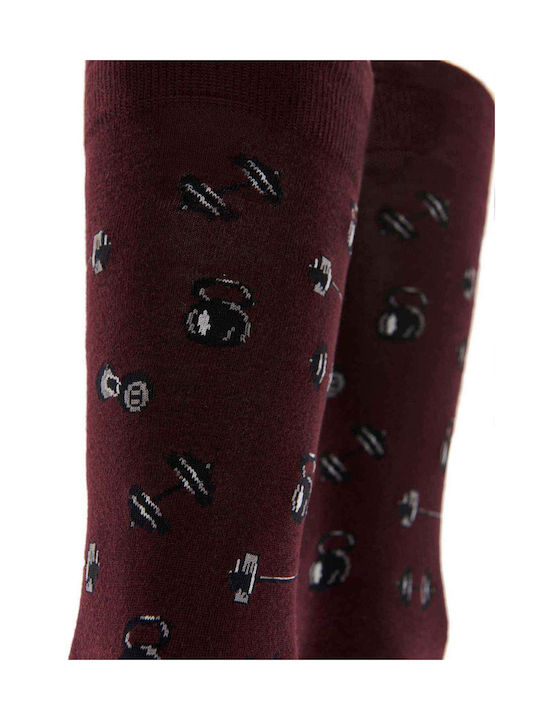 Walk Bamboo Men's Socks Bordeaux