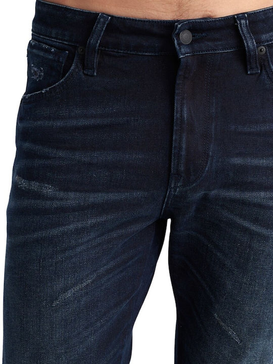 Sapphire Herren Jeanshose mit Schlank Verjüngt Anwendung Blau