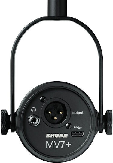 Shure MV7+ Σετ Δυναμικό Μικρόφωνο XLR / USB Clip On για Φωνητικά Bundle