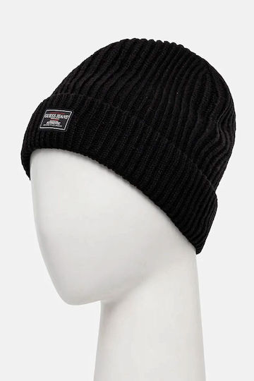 Beanie Unisex Beanie Knitted in Black color
