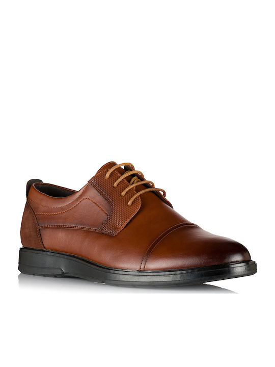 Men's Synthetic Leather Casual Shoes Brown
