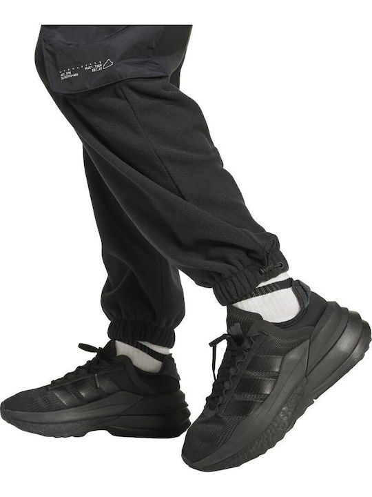 City Escape Jogginghose Jogger Vlies Schwarz