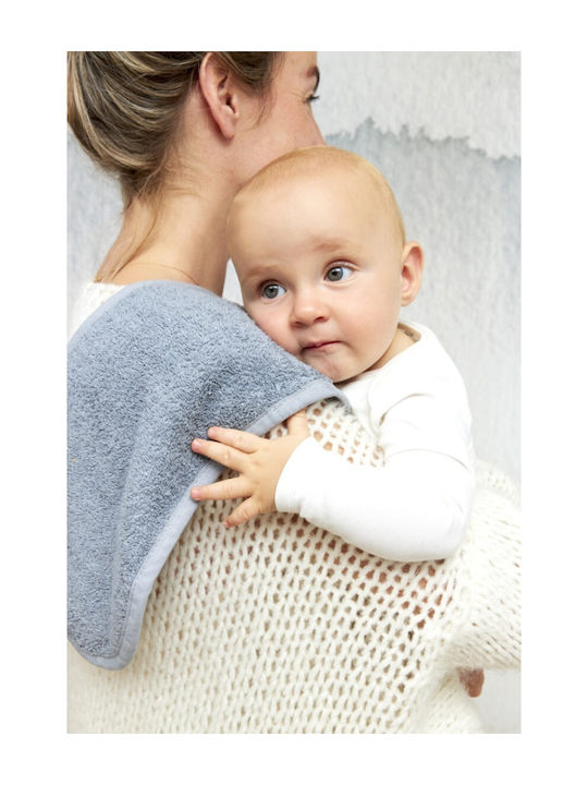 Meyco Muslin Shoulder Burp Cloths White, Light Pink, Grey White 53x20cm. 3pcs