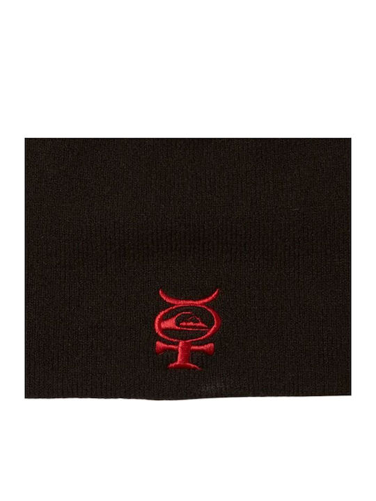 Mercury Cuff Beanie Unisex Σκούφος Πλεκτός σε Μαύρο χρώμα