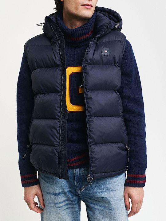 Gant Jacket Puffer Navy Blue