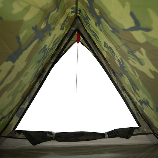vidaXL Σκηνή Camping Χακί για 2 Άτομα 212x132x90εκ.
