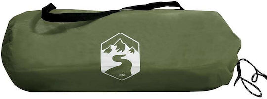 vidaXL Summer Camping Tent A-Frame Green for 2 People 212x132x90cm