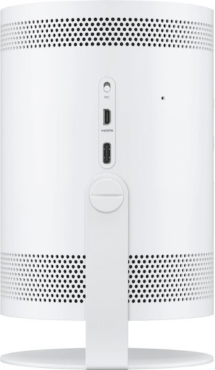 Samsung The Freestyle 2nd Gen SP-LFF3CLAXXXE Mini Projector DLP (DMD) Full HD LED Lamp with Wi-Fi and Built-in Speakers White
