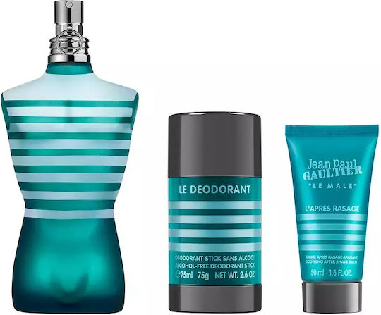 Jean Paul Gaultier Le Male Herren Set mit Eau de Toilette 3Stück
