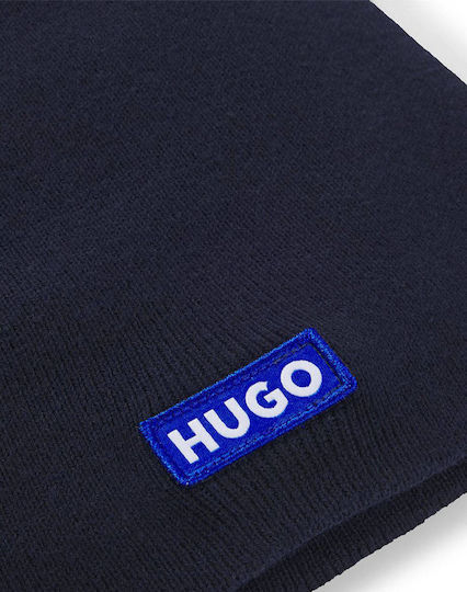Beanie Ανδρικός Σκούφος Πλεκτός σε Navy Μπλε χρώμα