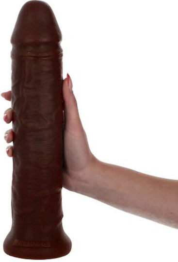Toyz4lovers Cesare Реалистично дилдо Със смукателна чашка Кафяв 32см