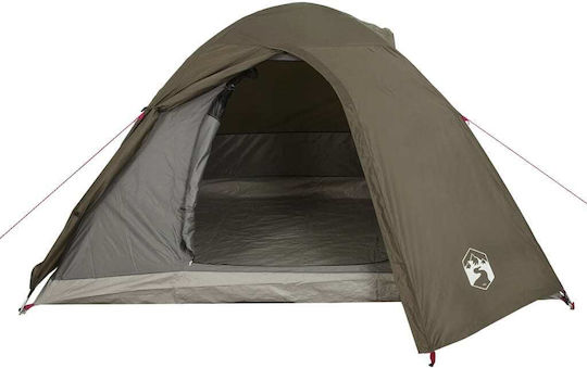 vidaXL Automatic Camping Tent Igloo Brown 3 Seasons for 4 People 268x210x140cm