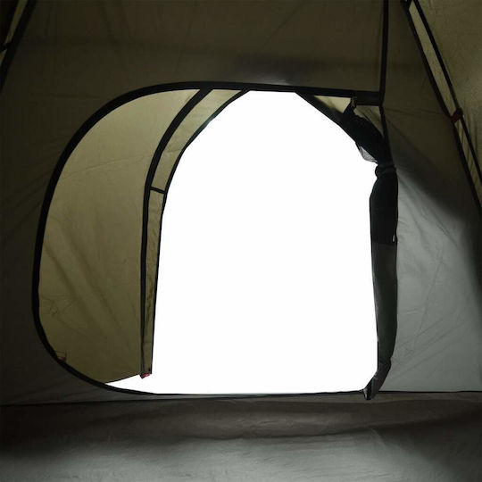 vidaXL Automatic Camping Tent Igloo Brown 3 Seasons for 4 People 268x210x140cm
