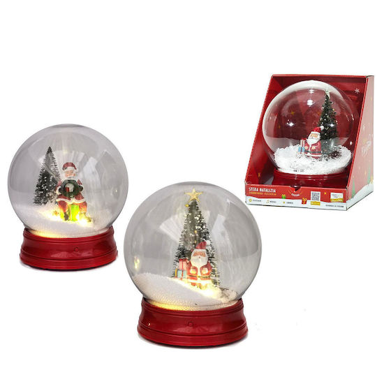 Weihnachtliche Schneekugel Beleuchtet 21x21x24cm 1Stück