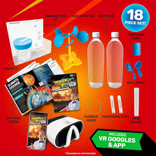 Bill Nye's Weather Kit Xtreme Weather Lab Vr STEM Laboratory for 8-12 Years Old