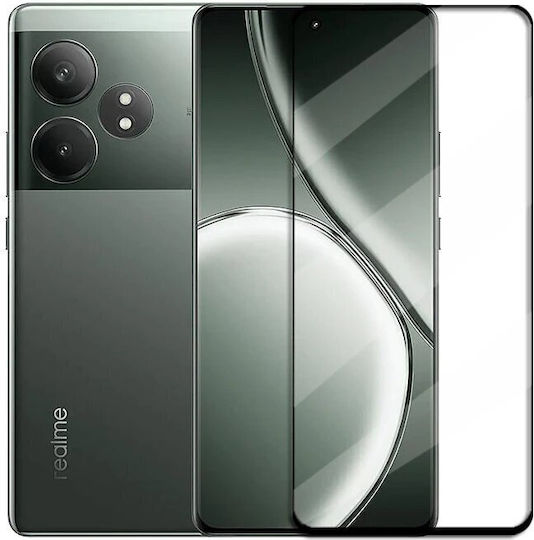 Μετριασμένο Γυαλί 3d Realme Gt 6 6t Μαύρο Πλαίσιο