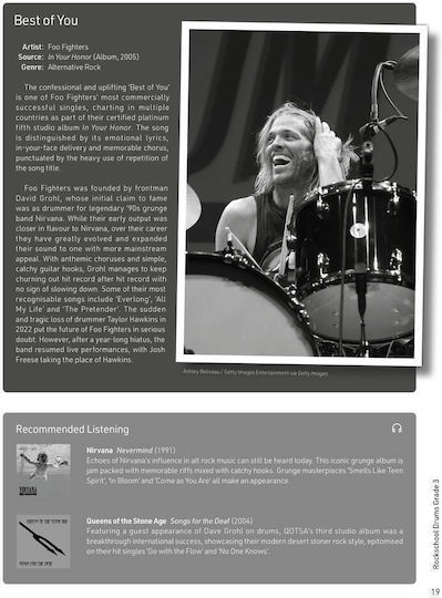 RSL Rockschool Drums, Book 3 & Online Audio (2024) Παρτιτούρα για Ντραμς