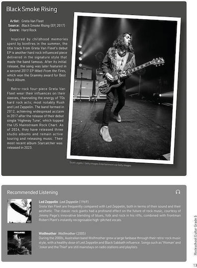 RSL The Rockschool Guitar, Grade 5 & Online Audio (2024) Παρτιτούρα για Κιθάρα