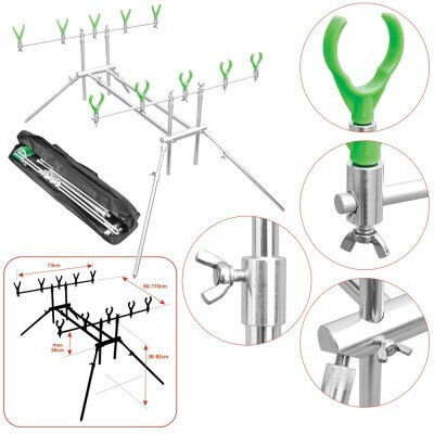 Baracuda Rp15 Rod Pod 5 Rods Adjustable
