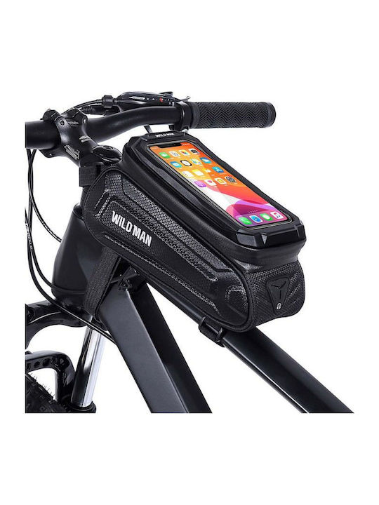 Wildman Gears X3 1L Τσαντάκι Τιμονιού Ποδηλάτου 1lt Αδιάβροχο Μαύρο POK048804