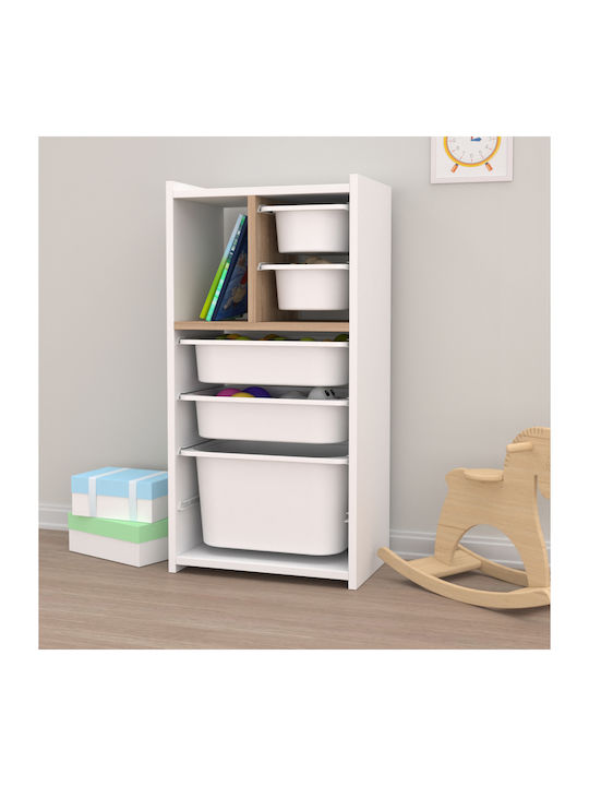 Kids Room Furniture White 45x30x90cm