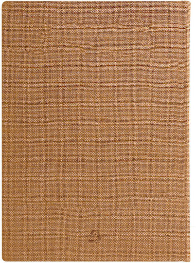 THeofylaktos Flat Daily Agendas 2025 Brown 17.2x24cm