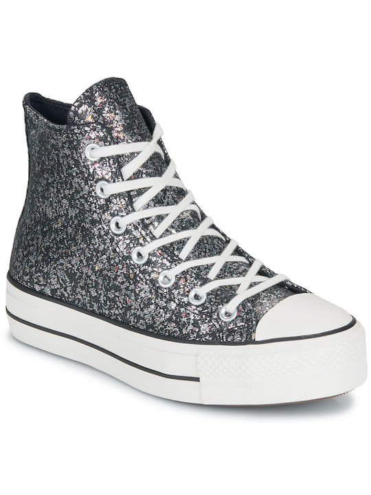 Converse Chuck Taylor All Star Lift Boots Glitter