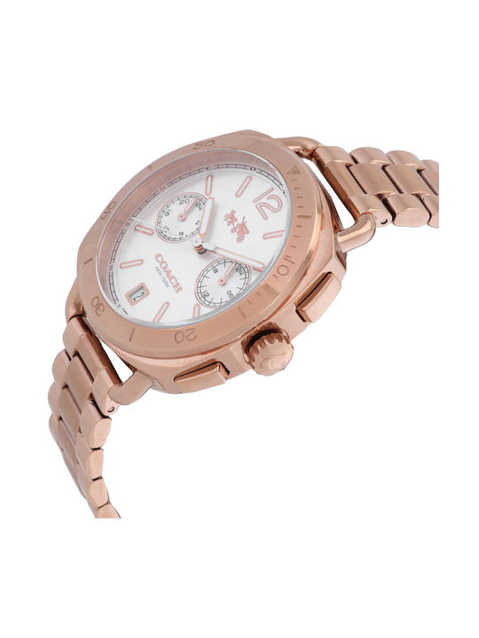 Coach Uhr mit Rose Gold Metallarmband