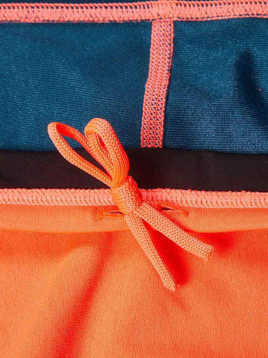 Speedo Детски Бански Заглушител Siren Red, Dark Teal, Orange