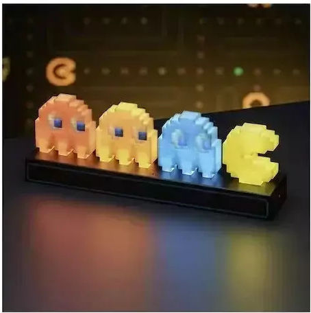 Pac Man Декоративна Лампа Многоцветен